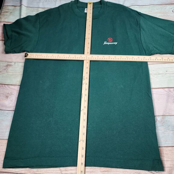 Tanqueray Vintage Single Stitch Green Graphic T-Shirt Anvil, Men's XL - Picture 5 of 7